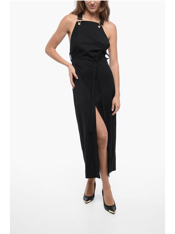 Cutout Clasp Fastening Dress