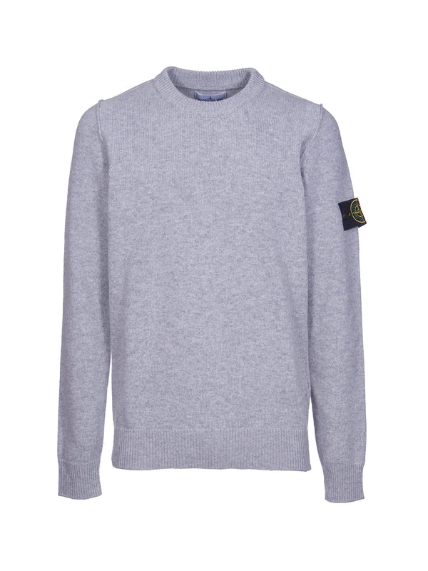 Wappen Patch Crewneck Wool Blend Knit