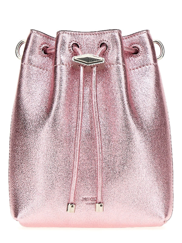 Bon Bon Metallic Leather
  Bucket Bag