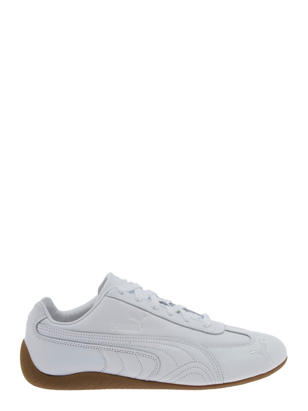 Puma White Low Top Sneakers
