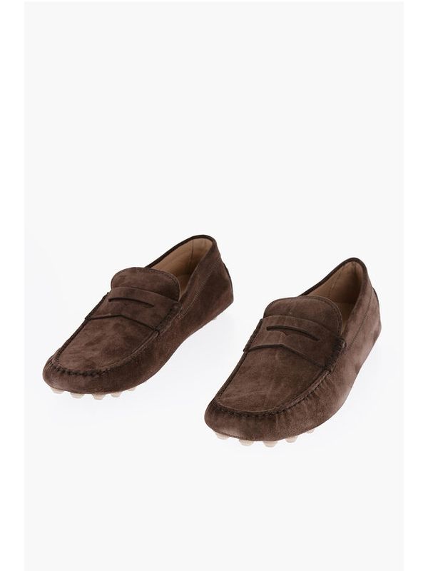 Brown Suede Driving Shoes