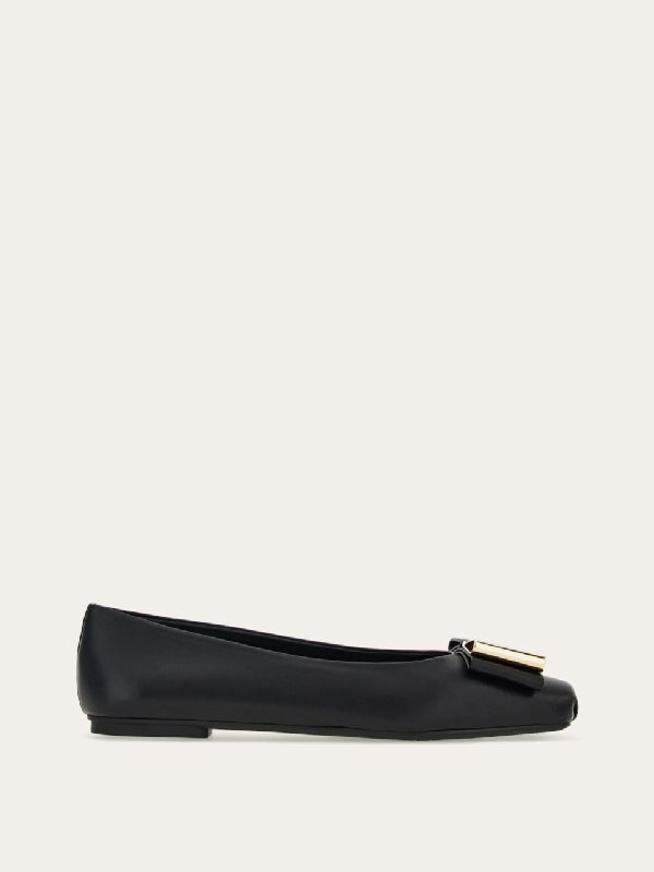 Double Bow Ballerina Flats