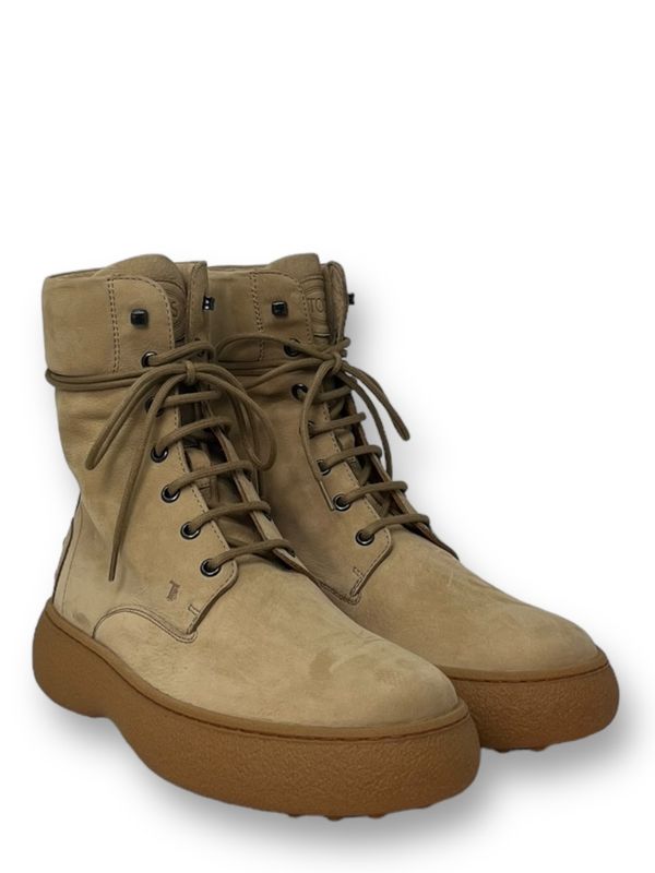 Gommino Suede Lace-Up Ankle Boots - jentestore_global