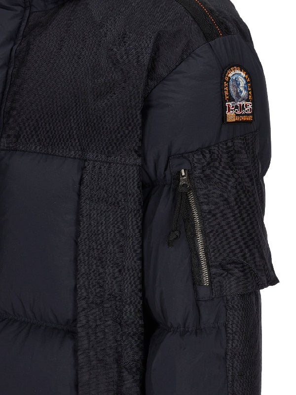 Combat Logo Patch Hoodie Puffer Padded
  Jacket