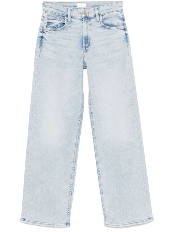 Straight Cotton Denim Pants