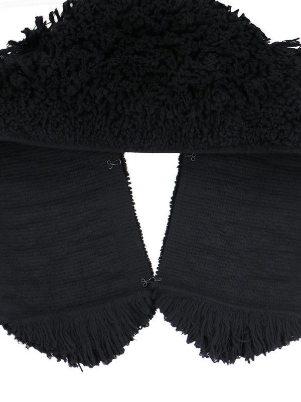 Black Wool Muffler - Jente