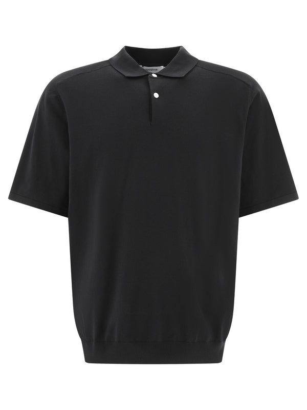 Cotton Blend Short-Sleeve Polo Shirt