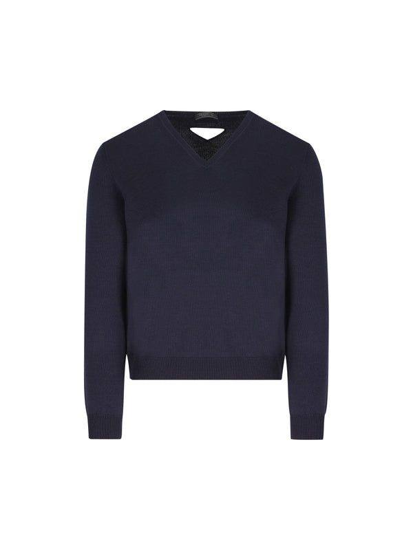 V-neck Wool Knit