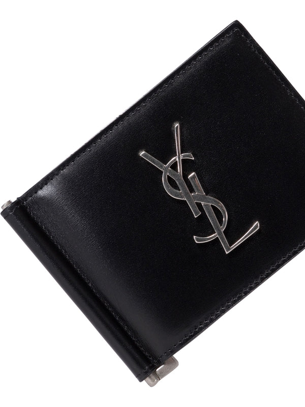 Cassandra Leather Money Clip Wallet