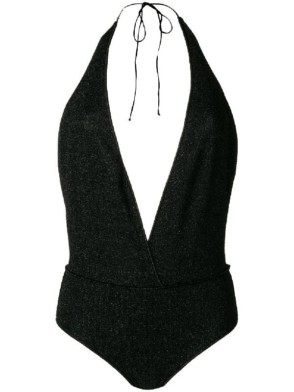 Black Lurex Swimsuit