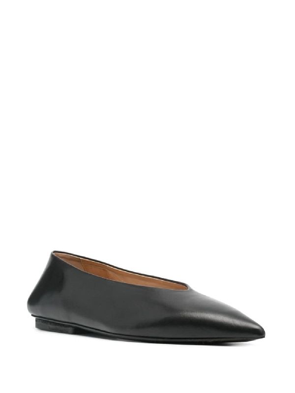 Ago Leather Ballerina Flats