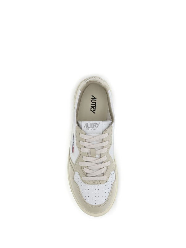 Autry Beige Low Top Sneakers