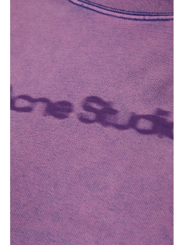 Blur Logo Cotton Sweatshirt