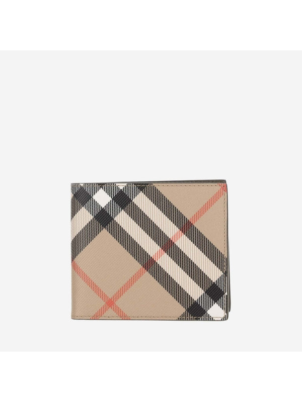 Vintage Check Bi-Fold Wallet