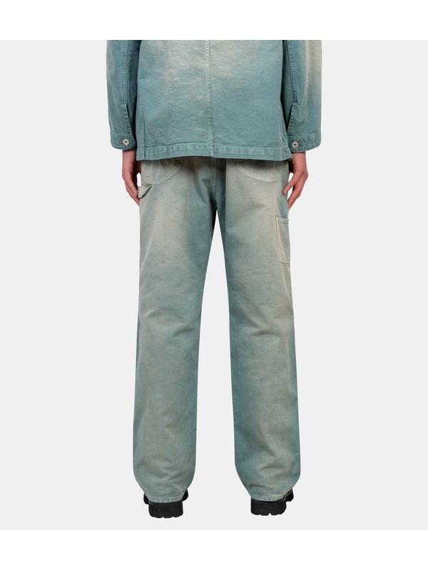 Auralee Organic Cotton Duck Green Pants