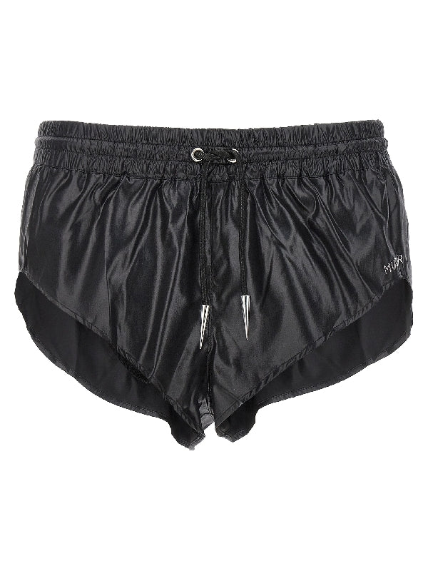 Shiny effect fabric swimsuit shorts Swim Shorts