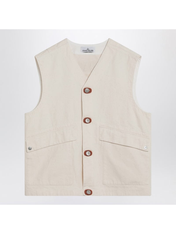 Stone Island Beige Vests
