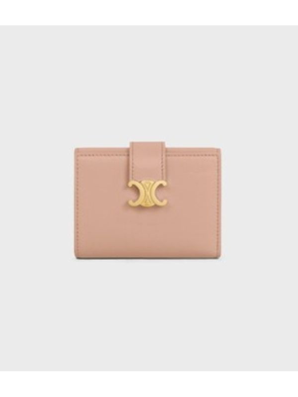 Triomphe Snap Leather Wallet