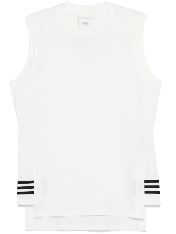 Asymmetric Cotton Sleeveless Top