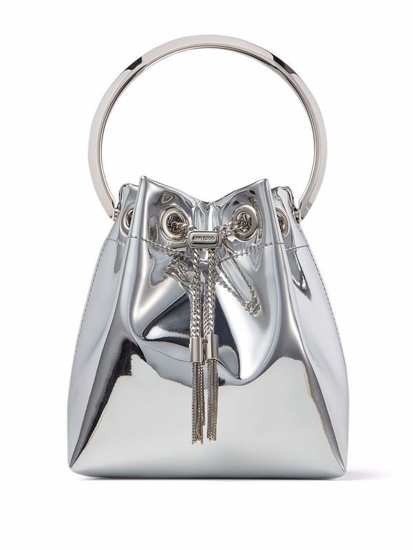 Bon Bon Metallic Bucket Bag