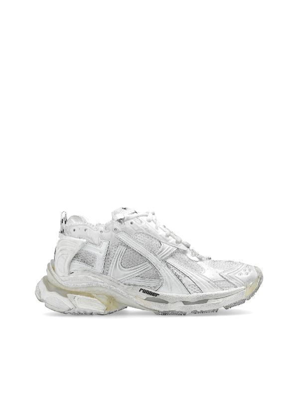 White Runner Low-Top Sneakers