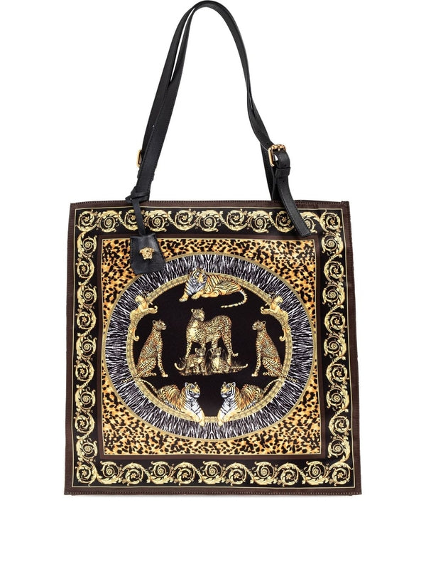 Versace Multicolor Tote Bags