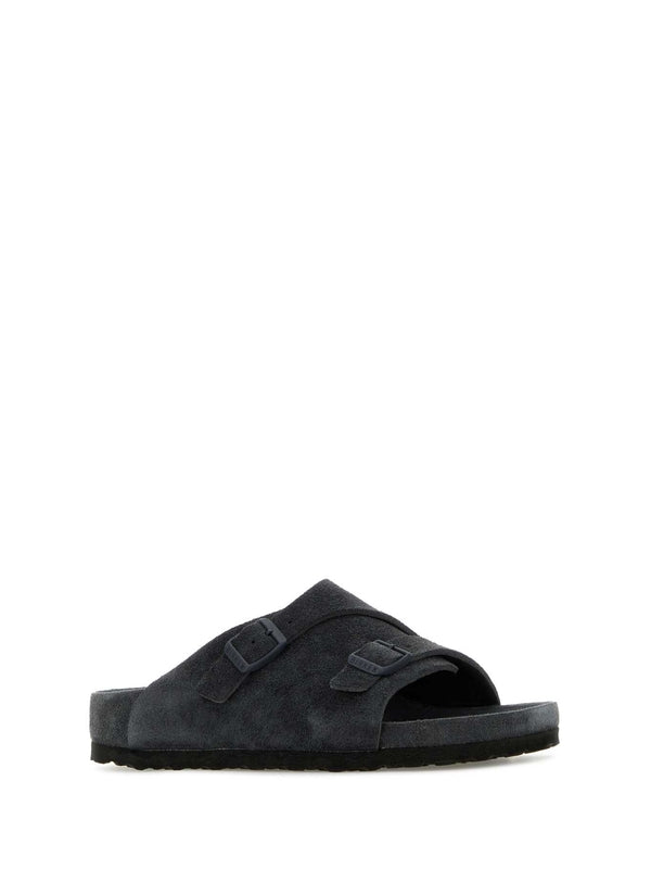 Zurich Grey Suede Sandals