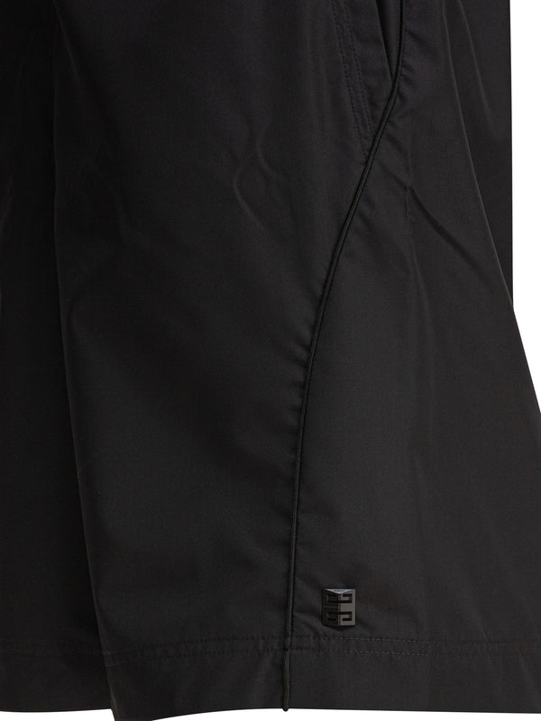 4g Logo Embellished Bermuda Shorts