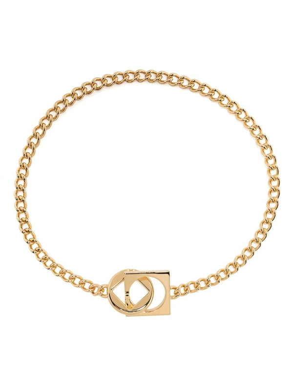 Square Round Chain Necklace