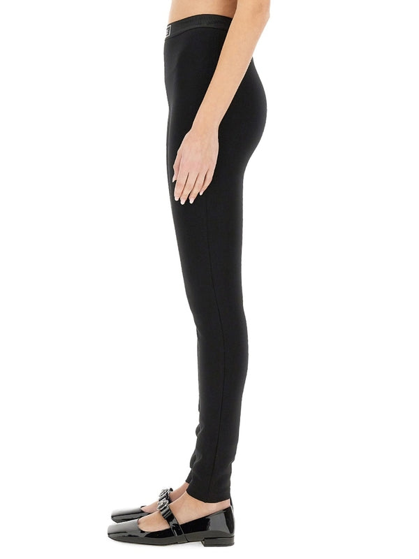 Logo Banded Leggings