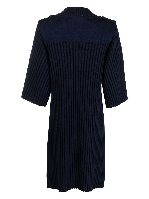 Rib Wool Knit One-Piece Dress