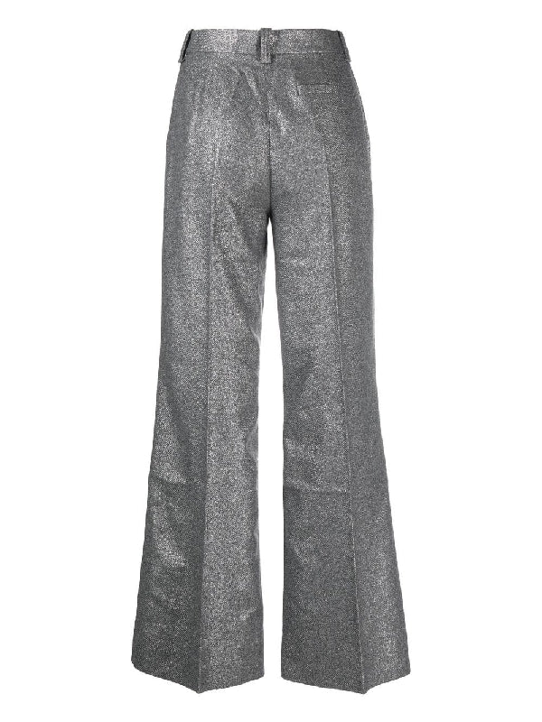 Emma Silver Wool Blend Pants