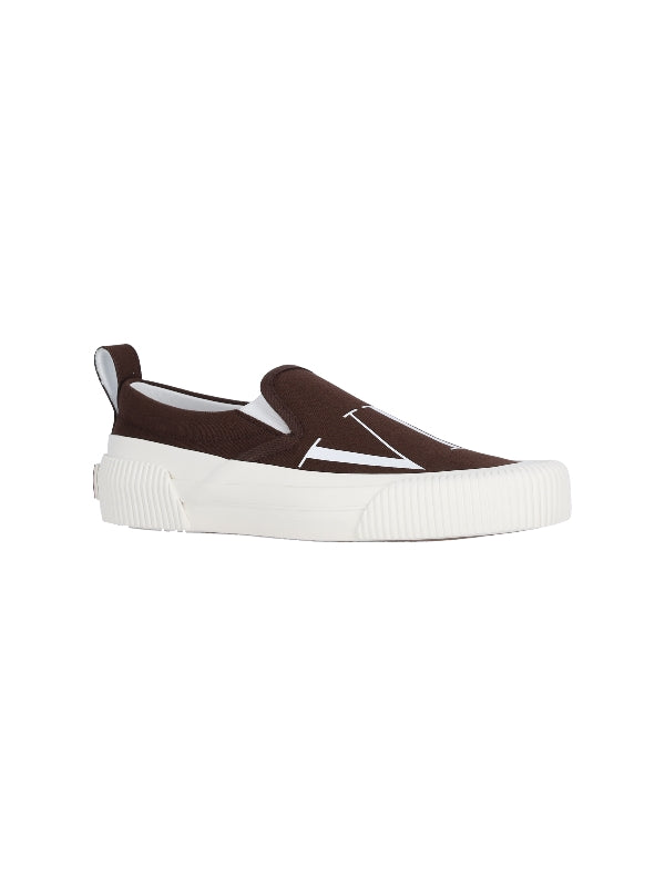 Vltn Logo Printing Slip-On Sneakers