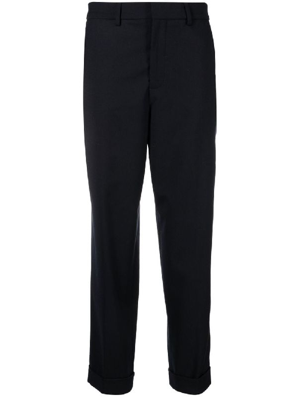 Stretch Wool Tailored Pants