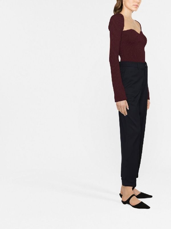 Stretch Wool Tailored Pants