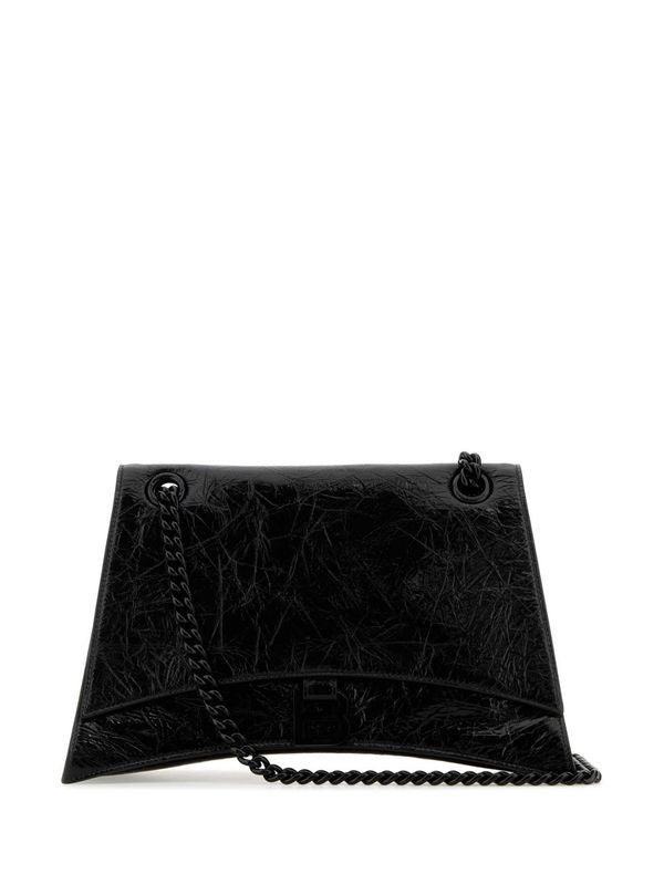 Balenciaga Crush Medium Black Crossbody & Shoulder Bags