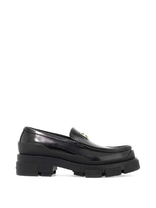 4g Embellished Leather Loafers