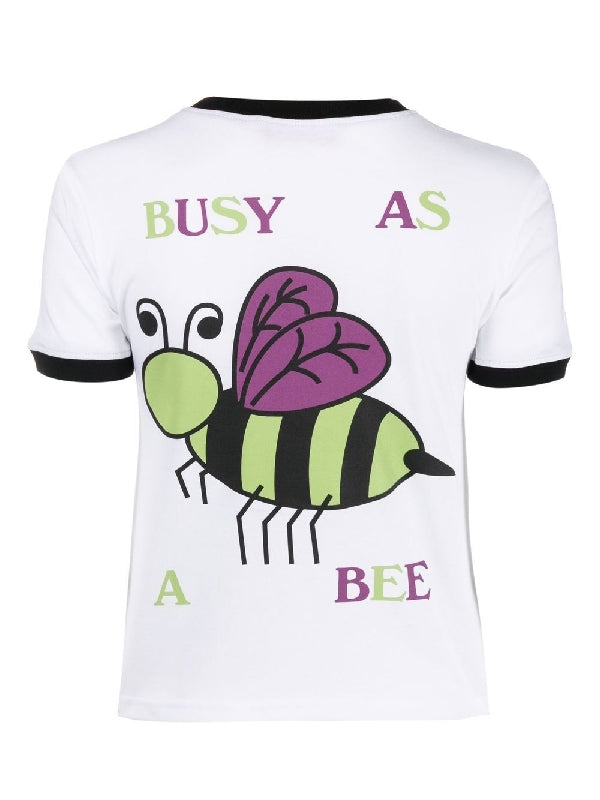 Bee Printed Cotton T-Shirt