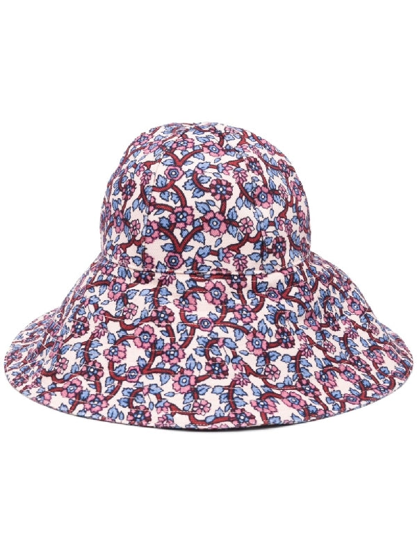 Edona Printed Canvas Sun Hat