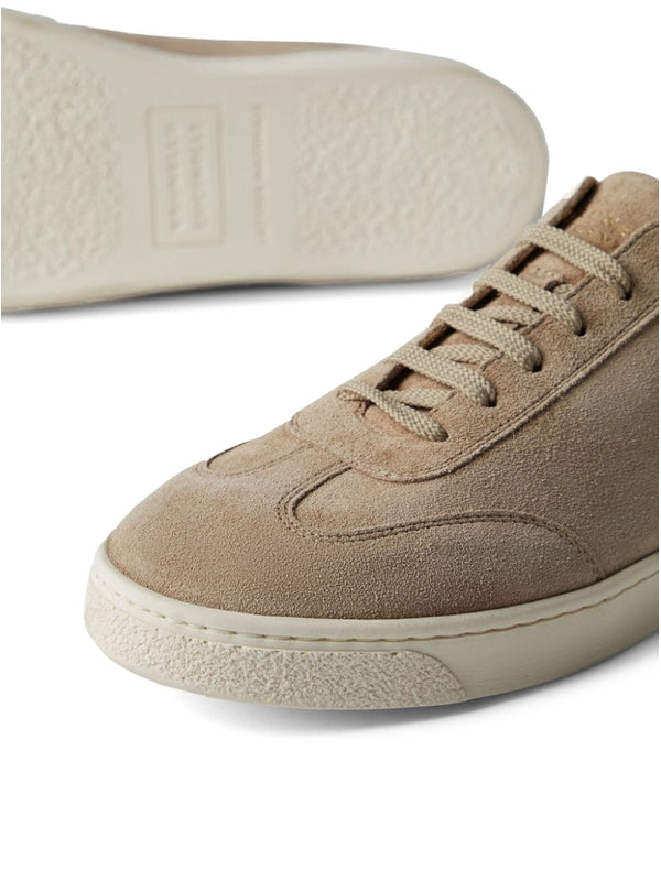 Beige Suede Sneakers