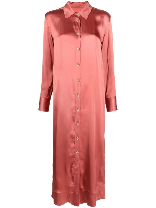 Ara Satin Shirt Dress