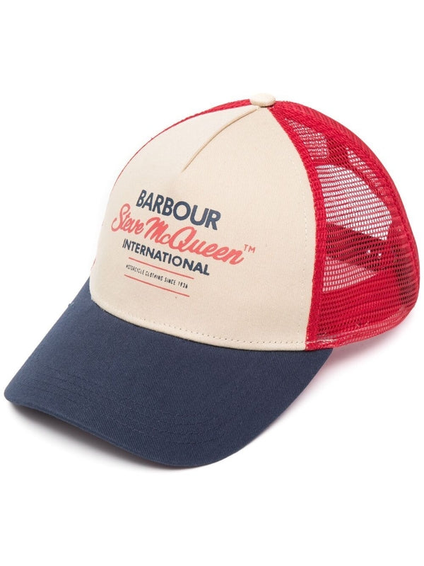 Slogan Printed Mesh Panel Ball Cap