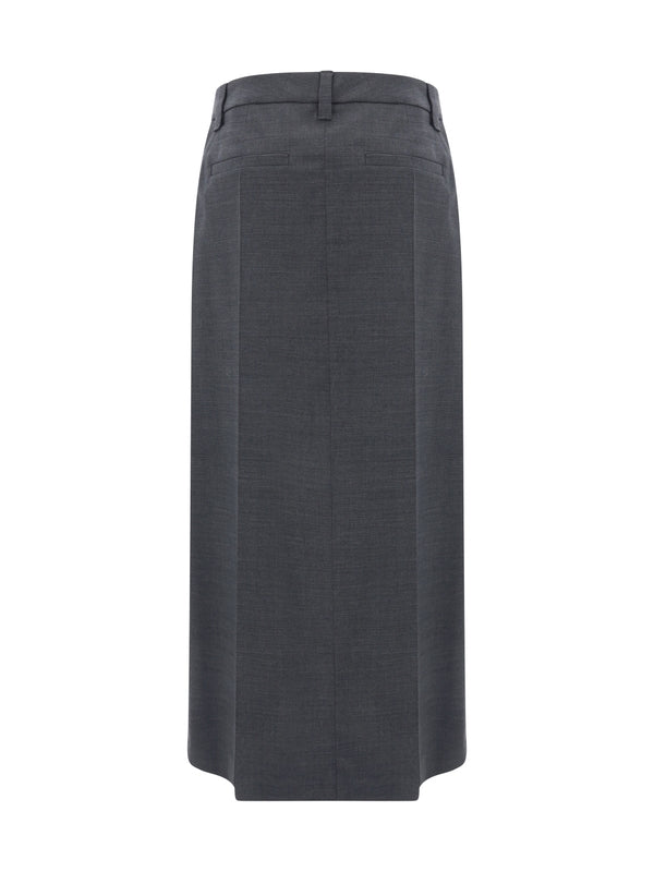 Wool Tailored Skirt