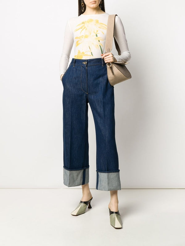 Patou Blue Denim Pants