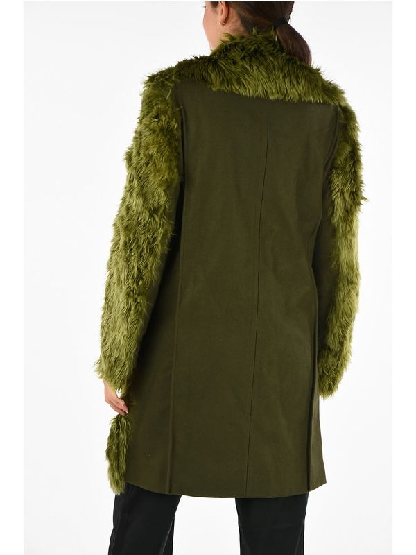 Alpaca Wool Fur Coat