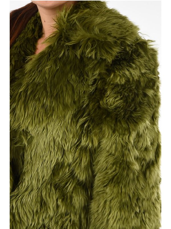 Alpaca Wool Fur Coat