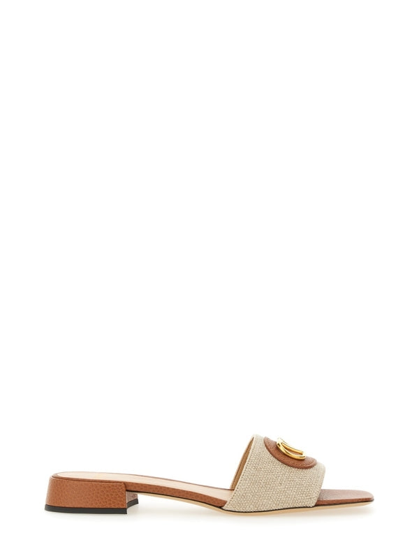 Valentino Beige Slides