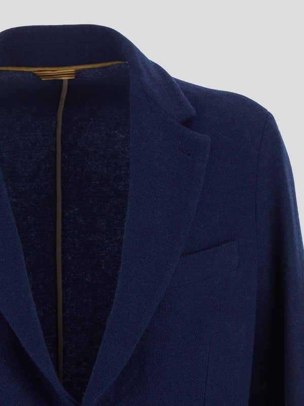 Single Wool Cashmere Tailored Jacket