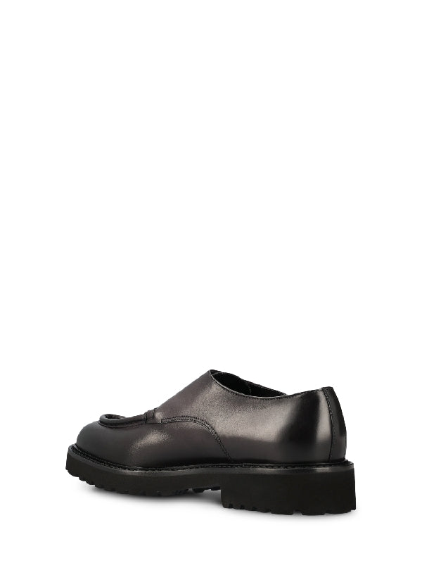 Calfskin Monk Strap Shoes