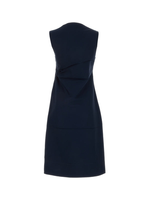 Cotton Silk Sleeveless Dress